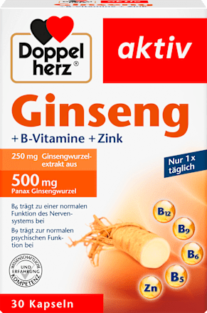 DoppelherzGinseng Kapseln 30 St., 16,2 gNahrungsergänzungsmittel