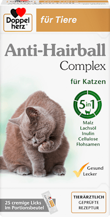 DoppelherzNahrungsergänzung Katze, Anti Hairball Complex (25 Stück), 250 gErgänzungsfuttermittel
