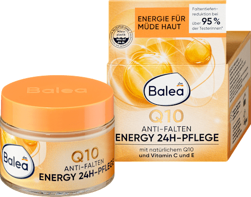 BaleaGesichtscreme Q10 Anti-Falten Energy 24H-Pflege, 50 ml