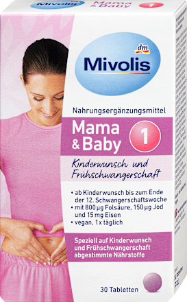 MivolisMama & Baby 1 Tabletten 30 St, 22 gNahrungsergänzungsmittel
