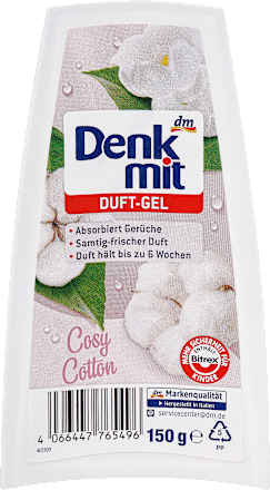 DenkmitLufterfrischer Duft-Gel Cosy Cotton, 150 g