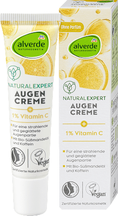 alverde NATURKOSMETIKNatural Expert Vitamin C Augencreme, 15 ml