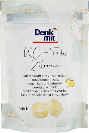 DenkmitWC-Tab Zitrone, 16 St