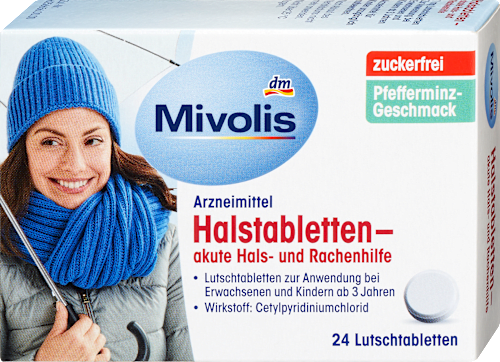 MivolisHalstabletten – akute Hals- und Rachenhilfe, 24 StArzneimittel