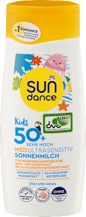 SUNDANCESonnenmilch Kids, MED ultra sensitiv, LSF 50+, 200 ml