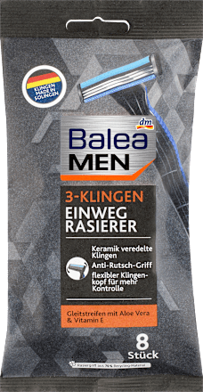 Balea MENEinwegrasierer 3-Klingen, 8 St