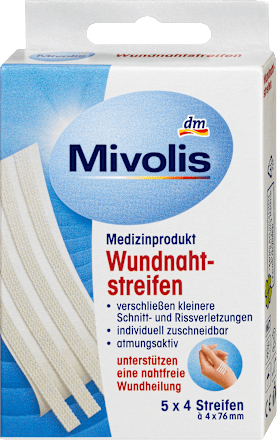 MivolisWundnahtstreifen, 20 StMedizinprodukt