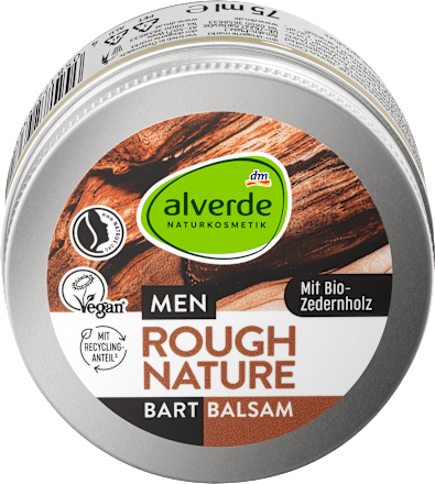 alverde MENBartbalsam Rough Nature, 75 ml