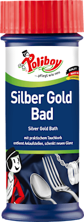 PoliboySilber Pflege, Bad für Silber & Gold, 375 ml