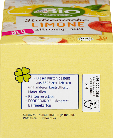 Teekanne Früchtetee ´´Italienische Limone´´ 3.98 EUR/100 G Von ROSSMANN