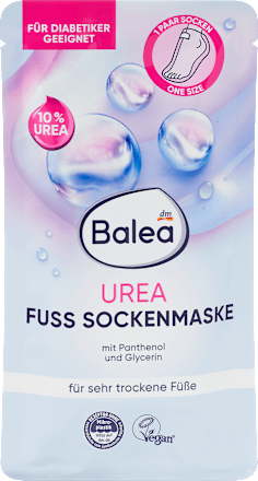 BaleaFußmaske Socken Urea (1 Paar), 2 St