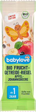 babyloveFruchtriegel Apfel-Johannisbeere ab 1 Jahr, 25 gBeikost
