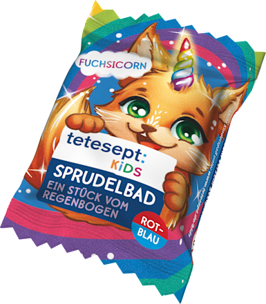 tetesept: KIDSKinder Badezusatz Sprudelbad Regenbogen, 20 g