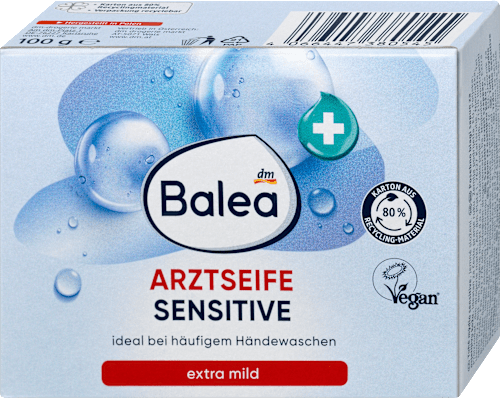 BaleaSeifenstück, Arztseife sensitive, 100 g