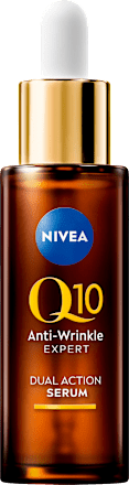 NIVEA Q10 Anti-Falten Dual Action Serum – Mildert Tiefe Falten & Wirkt Vorbeugend, 30 Ml