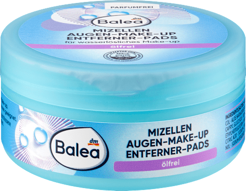 BaleaAugen Make-up Entfernerpads ölfrei, 50 St