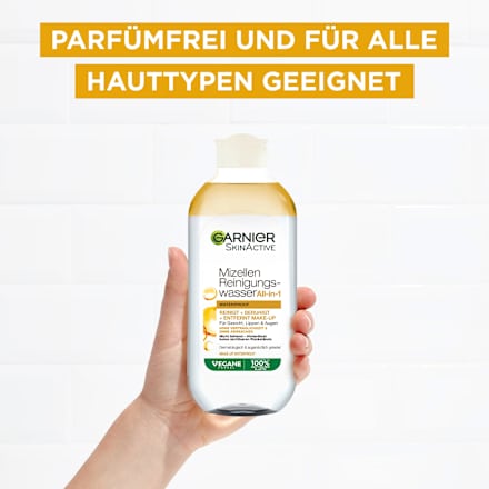 Garnier All-in-1 Mizellenwasser Set – 2x400 Ml + 1x100 Ml, Abschminkend & Befeuchtend, Ohne Ausspülen