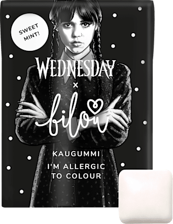 bilouKaugummi, Wednesday I'm Allergic To Colour, zuckerfrei, 24 g