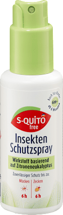 S-QUiTO freeInsektenschutzspray Zitroneneukalyptus, 100 mlBiozidprodukt
