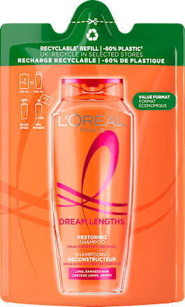 L'ORÉAL PARiS ELVITALShampoo Dream Lengths Nachfüllpack, 250 ml