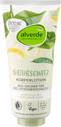 alverde NATURKOSMETIKKörperlotion Naturschatz Grüner Tee & Zitrone, 200 ml