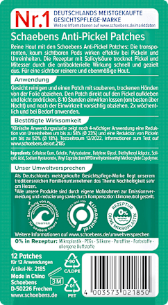Lucoss Pickel Patches – 316 Stück, Mit Teebaumöl Für Alle Hauttypen | Unsichtbar & Hautfreundlich