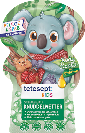 tetesept: KIDSSchaumbad Knuddelwetter, 40 ml