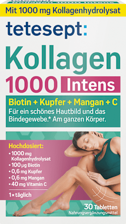 teteseptKollagen 1000 Intens 30 St, 41 gNahrungsergänzungsmittel