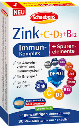 SchaebensImmun-Kur Zink + C + D3 + B12, 10 gNahrungsergänzungsmittel