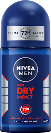 NIVEA MENAntitranspirant Deo Roll-on Dry Impact, 50 ml