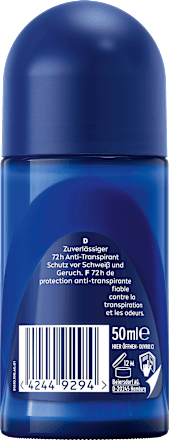 Nivea Deo Roll-on Dry Impact 50 Ml – 24h Schutz, Ohne Alkohol, Für Männer