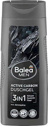 Balea MENDuschgel Active Carbon 3in1, 300 ml