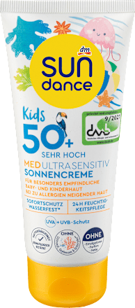 SUNDANCESonnencreme Kids, MED ultra sensitiv, LSF 50+, 100 ml