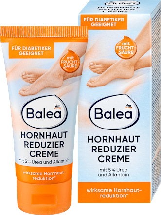 BaleaFußcreme, Hornhaut Reduzier Creme mit Urea & Allantoin, 50 ml