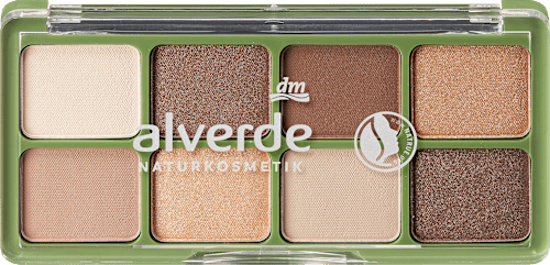 alverde NATURKOSMETIKLidschatten Palette 50 Nude Glam, 1 St