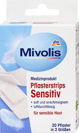 MivolisPflasterstrips Sensitiv, 20 StMedizinprodukt