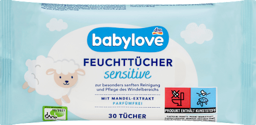 babyloveFeuchttücher sensitive, 30 St