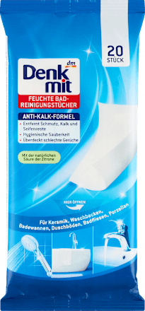 DenkmitFeuchte Reinigungstücher Bad, 20 St