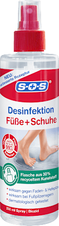 SOSDesinfektionsspray für Füße & Schuhe, 250 mlBiozidprodukt