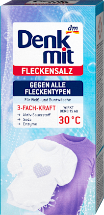 DenkmitFleckenentferner Salz für Weiß- & Buntwäsche, 500 g