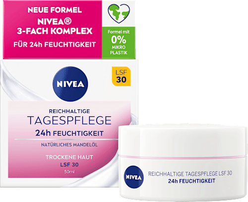 NIVEAGesichtscreme Essentials trockene Haut LSF 30, 50 ml