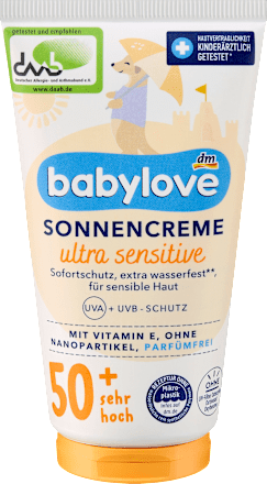 babyloveSonnencreme Baby ultra sensitive LSF 50+, 75 ml