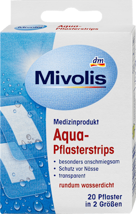 MivolisAqua-Pflasterstrips, 20 StMedizinprodukt
