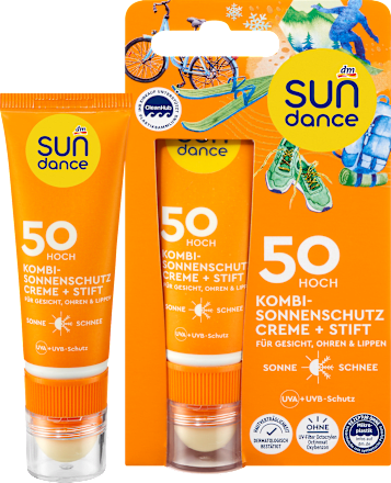 SUNDANCESonnenschutz Kombi Gesicht Creme + Stift LSF 50, 1 St