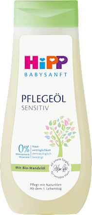 HiPP BabysanftBaby Pflegeöl sensitiv, 200 ml