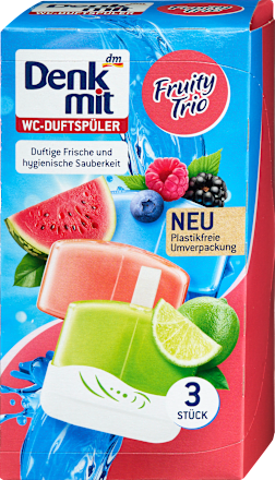 DenkmitWC Duftspüler Fruity Trio, 3 St