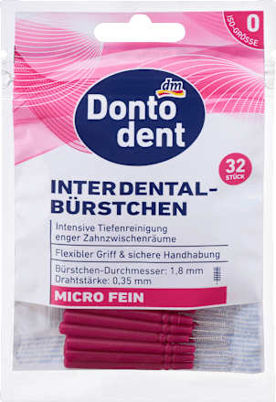 DontodentInterdentalbürsten ISO 0, 32 St