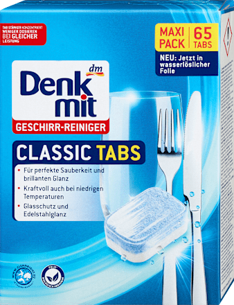 DenkmitSpülmaschinen-Tabs Classic, 65 St
