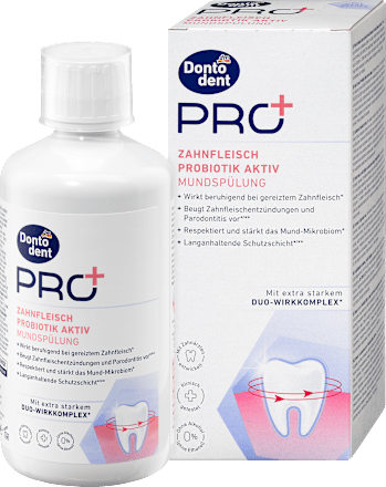 DontodentMundspülung PRO+ Zahnfleisch Probiotik Aktiv, 400 ml