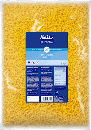 Seitz glutenfreiNudeln, Spirelli, glutenfrei, 2 kg